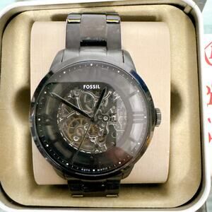 Fossil  ME3269 Townsman Automatic Black Stainless Steel Watch